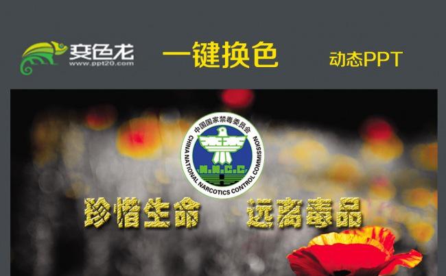 2016年禁毒委员会禁毒宣传PPT缩略图