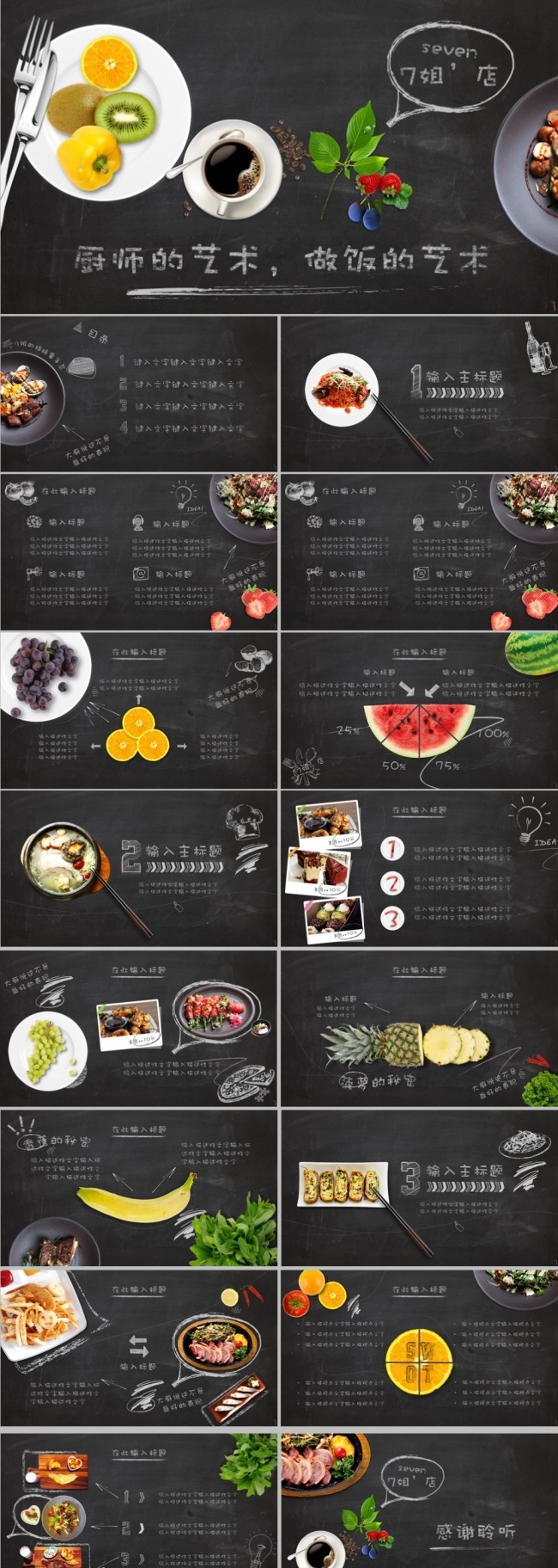 餐饮美食招商项目汇报模版PPT