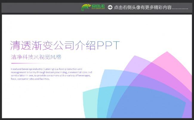 简约大气的欧美风公司介绍产品宣传PPT缩略图