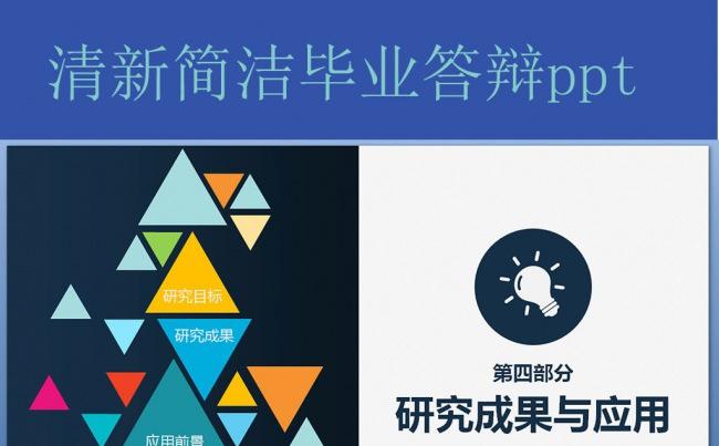 清新简洁毕业答辩ppt缩略图
