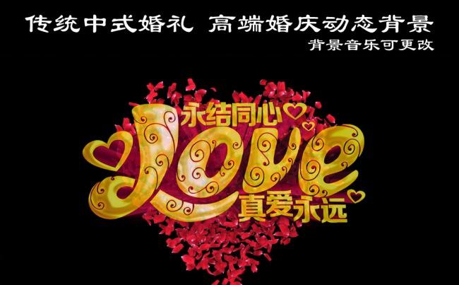 （ZJH）婚礼片头开场视频PPT模板缩略图