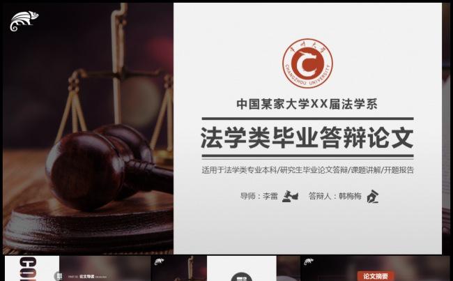 2016法学律师法政专业毕业论文答辩开题报告模板缩略图