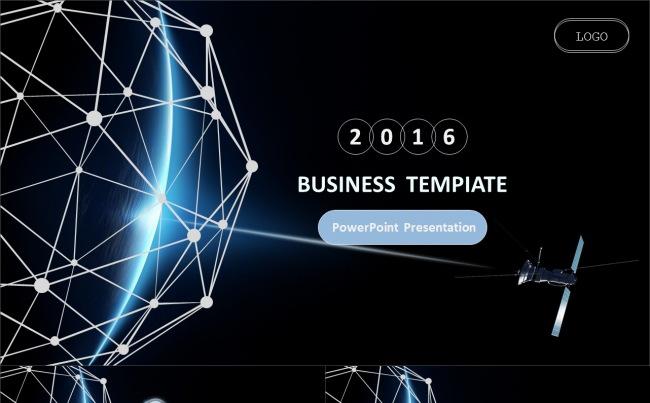 2016时尚炫酷动感商务科技模板缩略图