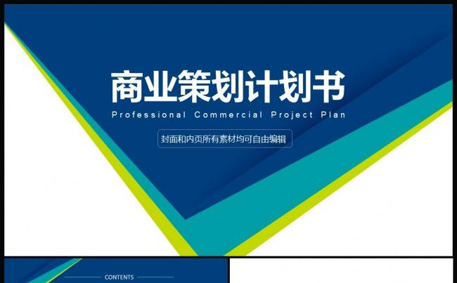 商业策划计划书PPT工作计划工作总结缩略图