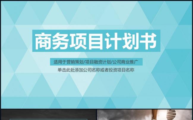 企业简介商务项目计划书产品宣传PPT模板缩略图