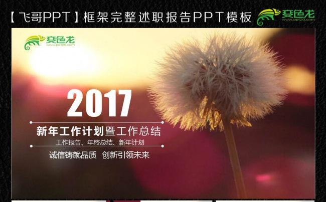 唯美时尚唯美蒲公英1通用ppt模板缩略图