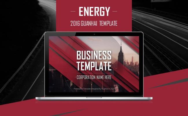极致美学商务大气PPT【ENERGY】红色版缩略图