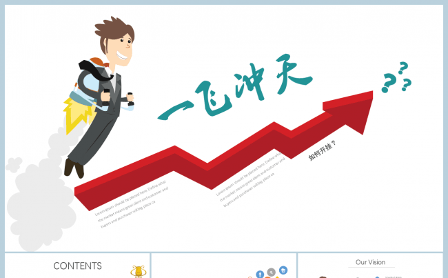 【手绘扁平人物】商务人物手绘ppt——第二弹缩略图