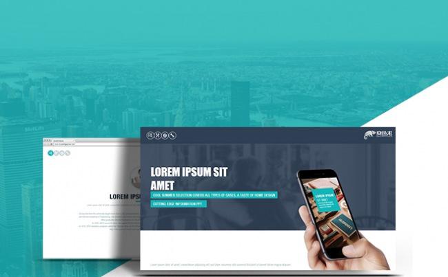 扁平化简约商务PPT模板缩略图