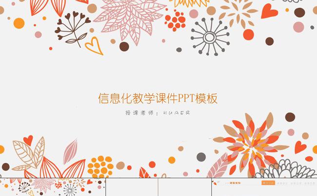 说课微课课堂教学课件PPT模板缩略图