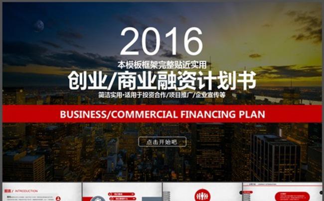 创业/商业融资计划书缩略图