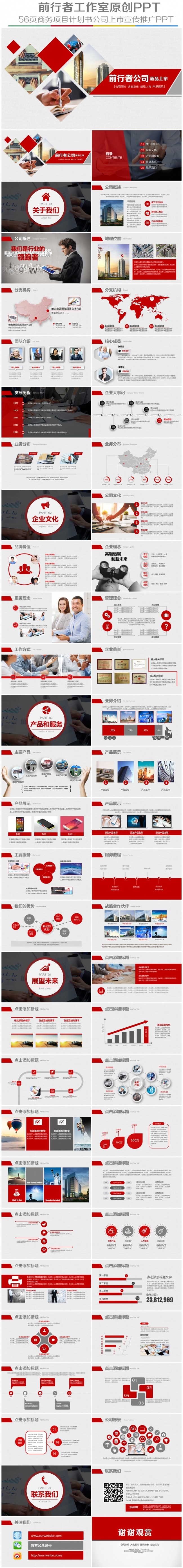 时尚大气公司简介企业宣传新品上市商务计划书项目策划PPT模板