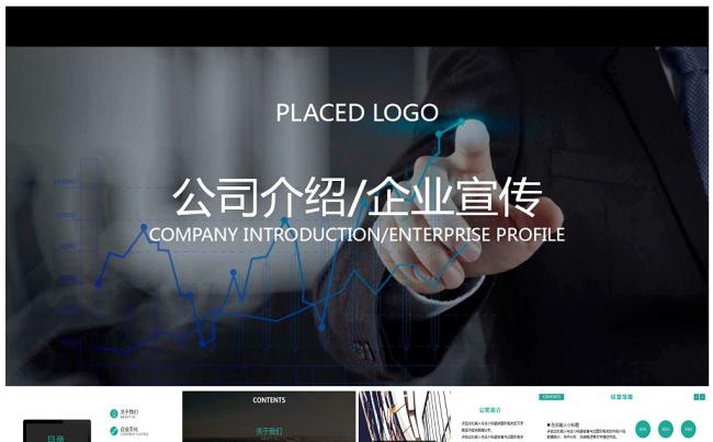 高端 大气 公司介绍 企业宣传 商务 汇报 总结缩略图