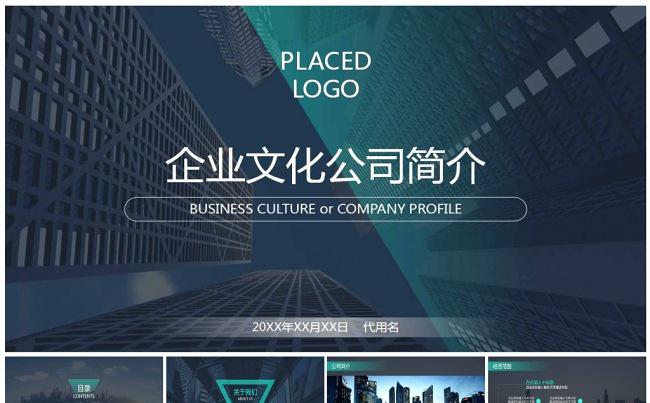 灰色 大气 企业文化 公司简介 商务 汇报 总结缩略图