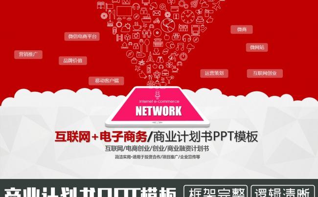 时尚大气创意动感商业投资互联网电商创业PPT模板缩略图