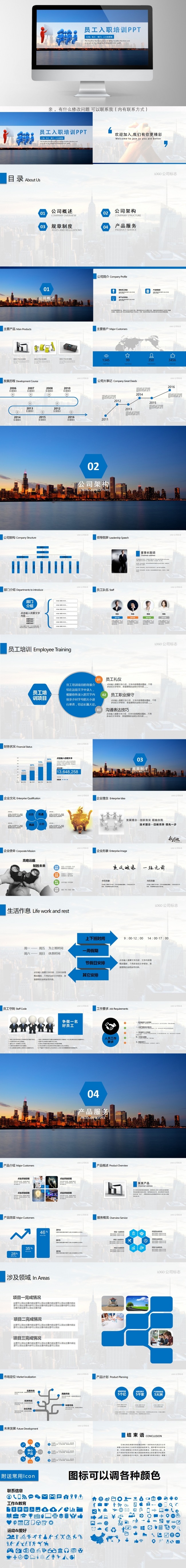 公司企业员工培训 员工入职培训PPT