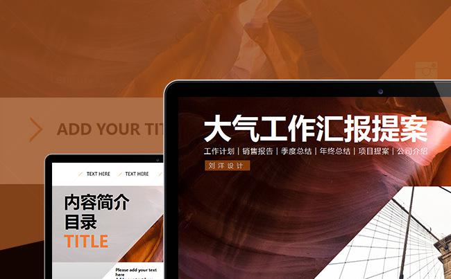 【LY】精美大气工作汇报提案缩略图