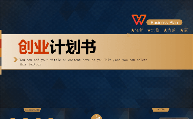 创意大气商务创业融资PPT模板缩略图