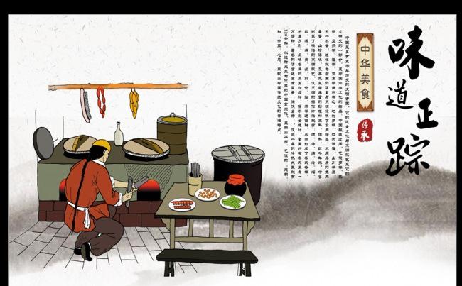 中国传统饮食古典文化美食PPT模板缩略图
