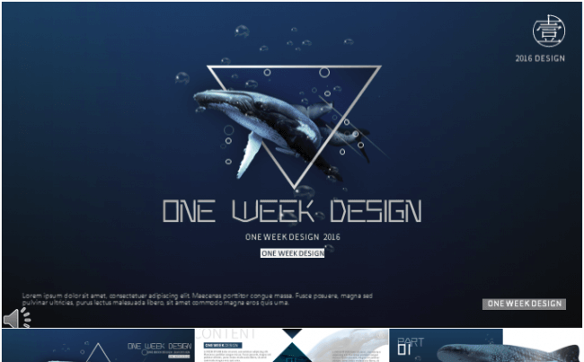 文艺商务动感模板－《ocean》缩略图