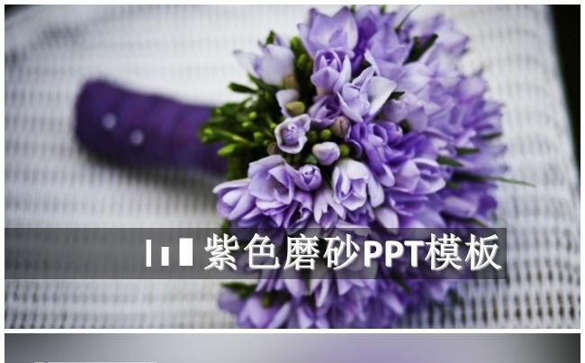 （限时特价）通用磨砂商务汇报PPT模板缩略图