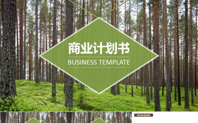 商业计划书环保森林培训总结发布会模板缩略图