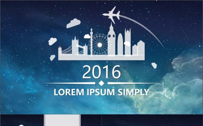 IOS风格实用简约商务PPT模板缩略图