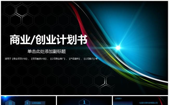 【精品】商业/创业融资计划书缩略图