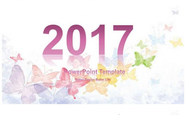小清新唯美蝴蝶工作总结PPT缩略图