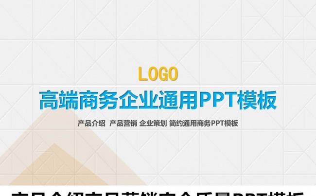 简约商务企业通用PPT模版 工作总结 产品介绍缩略图