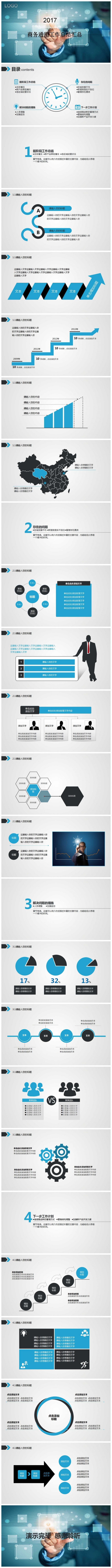 商务通用工作总结模板