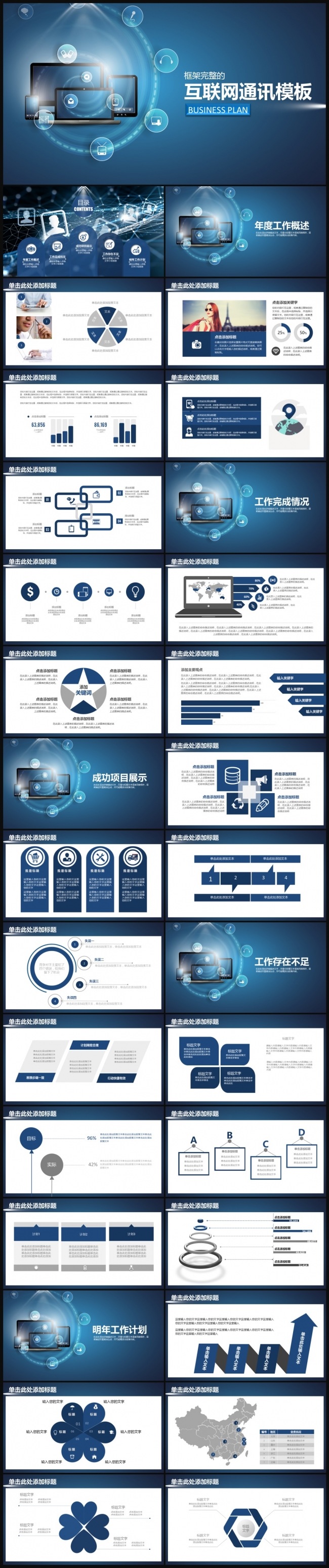 互联网+电子商务高科技创业计划书大数据云计算ppt