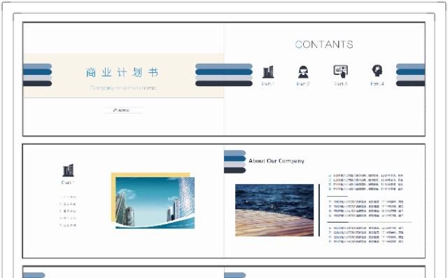 高端、商务、简约PPT模板——商业计划书缩略图