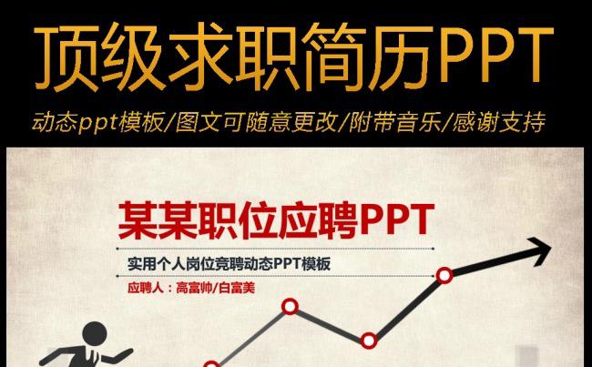 科技时尚个人求职竞聘简历动态PPT缩略图