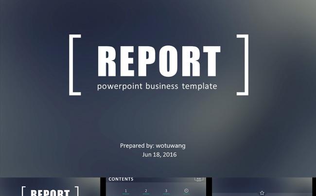 （5折）商务PPT  总结汇报 工作计划 扁平化PPT缩略图