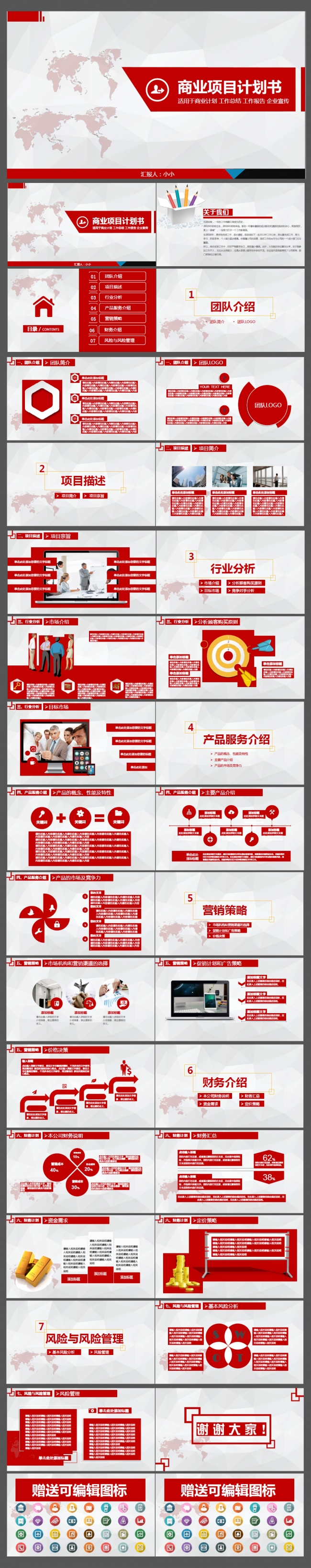 完整大气版创业融资计划书