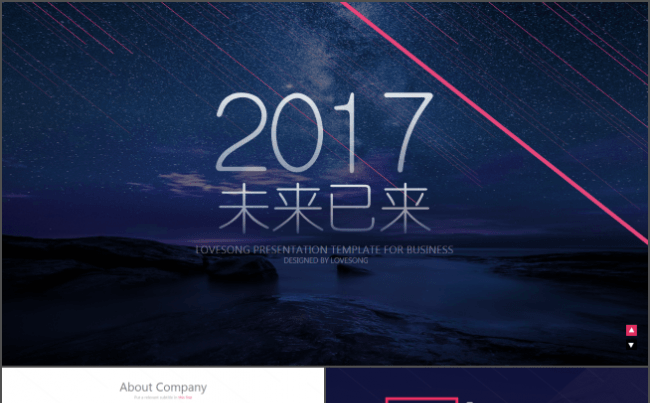 2017未来已来年终工作汇报PPT模板缩略图