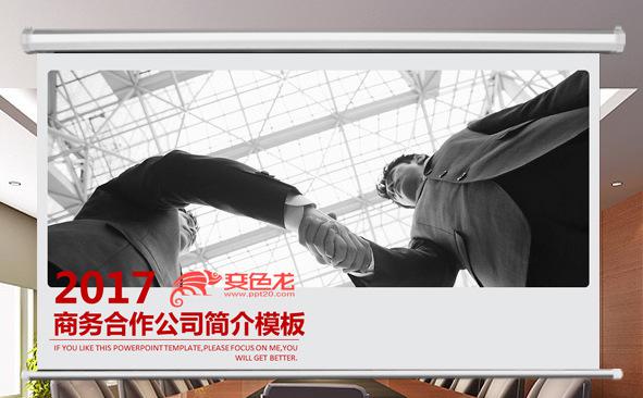 2017商务合作公司简介模板缩略图