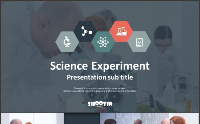 【精品推荐】生物医药科学研究商务模板缩略图
