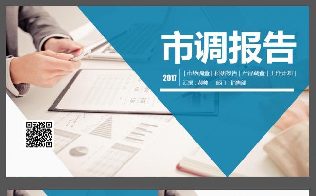 市场调查ppt市调报告ppt缩略图