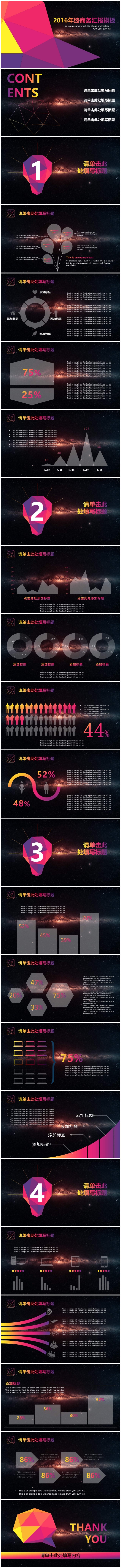 （精品推荐）年终商务汇报PPT模板