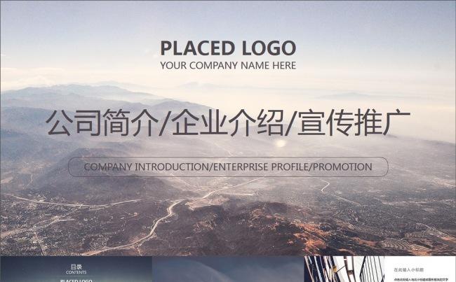 高端精致大气公司简介介绍动画PPT模板缩略图