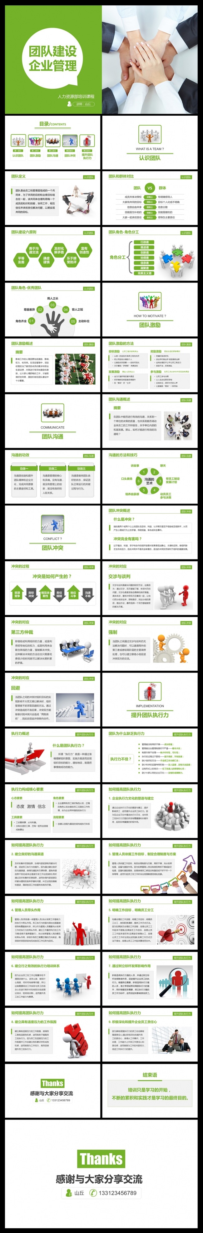 团队建设团结精神企业培训PPT模板