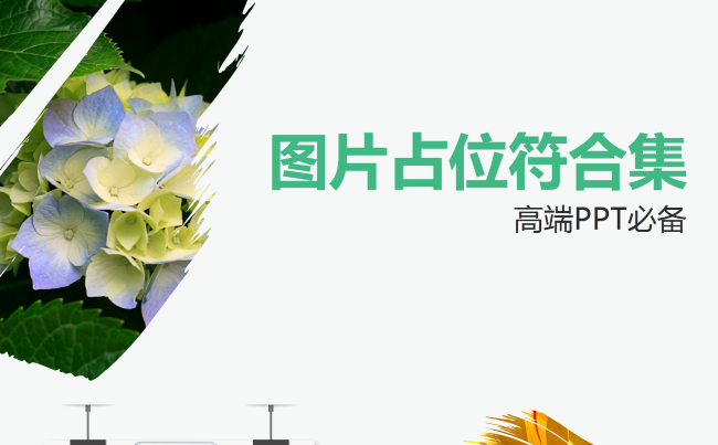 高端PPT模板必备个性图片占位符40套缩略图