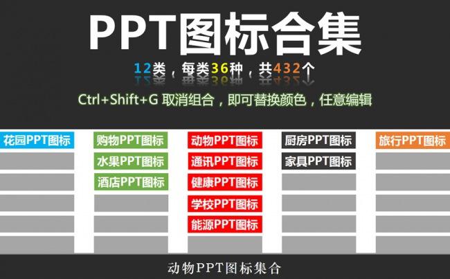 PPT图标ppt小图标ppt素材ppt图标模板缩略图