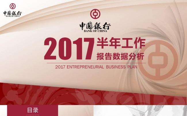 中国银行中行动态PPT模板金融理财储蓄缩略图