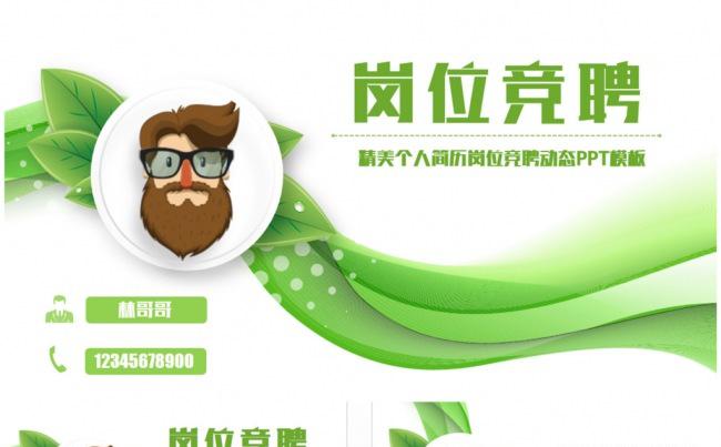 创意清新个人简历岗位竞聘PPT缩略图