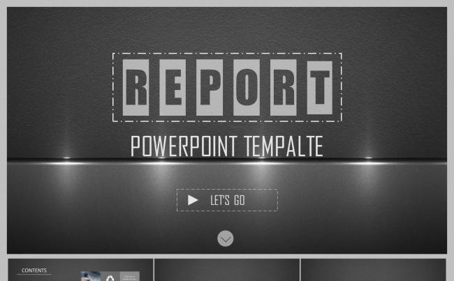 高逼格灯光商务PPT模版、企业报告、年终总结、工作汇报通用缩略图