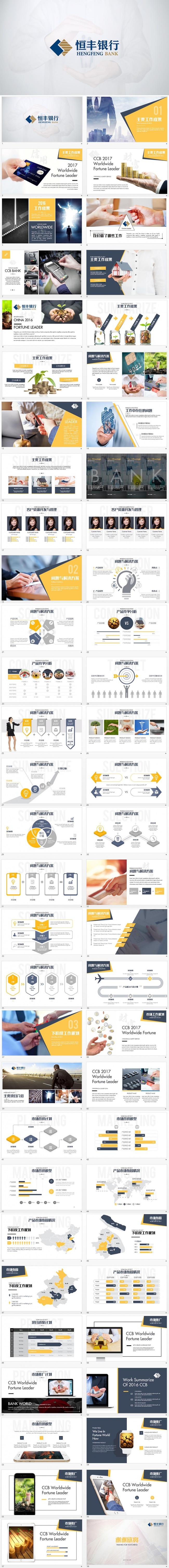 【狂人作品】恒丰银行金融工作总结汇报ppt