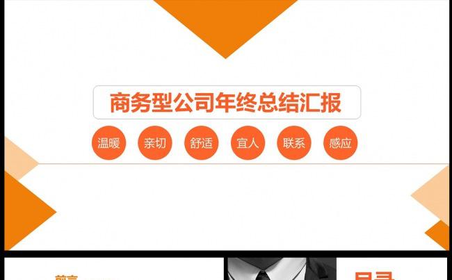 扁平化工作汇报工作总结年终总结PPT图片下载缩略图